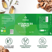Vitamin D3 Depot 5.000 I.E. - Vegane Tabletten