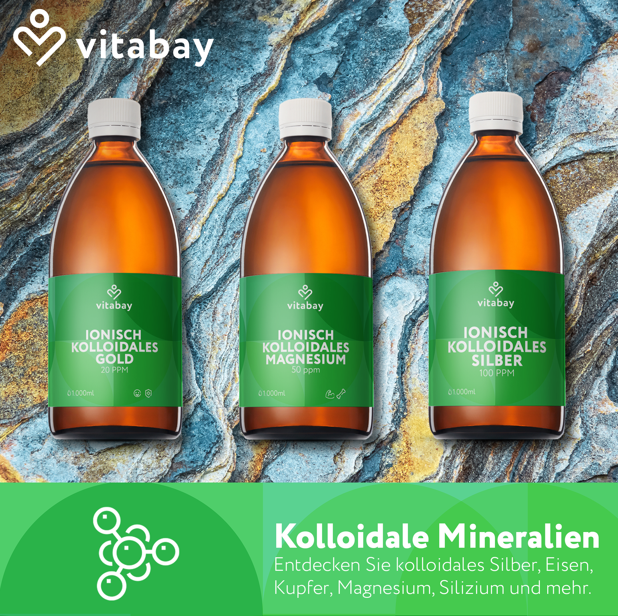 Kolloidales Gold 10 PPM - Reinheitsstufe 99,99%