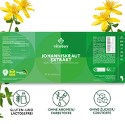 Johanniskraut Extrakt 5000 mg - 120 vegane Kapseln