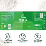 Taurin 1000 mg - 120 vegane Kapseln