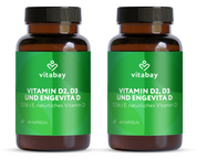 Vitamin D2, D3 und Engevita D - 60 Kapseln