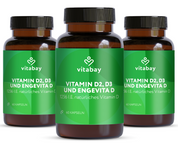 Vitamin D2, D3 und Engevita D - 60 Kapseln