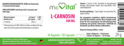 L-Carnosin 500mg - 30 Kapseln