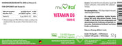 Vitamin D3 1000 I.E. - Vegane Kapseln