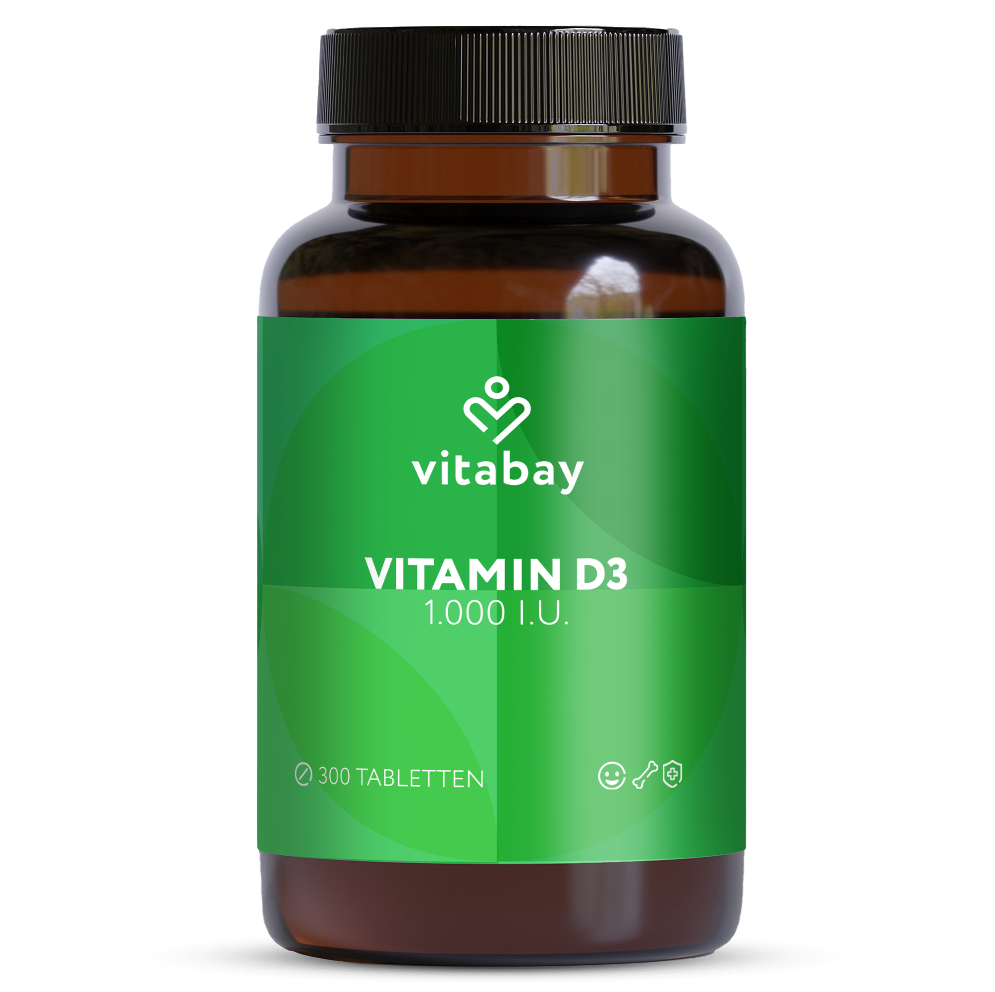 Vitamin D3 1.000 I.E.  - Vegane Tabletten