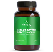 Beta Carotin 25.000 I.E. Depot - 180 vegane Softgels