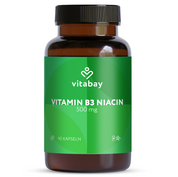 Vitamin B3 Niacin Flush free 500 mg - 90 vegane Kapseln