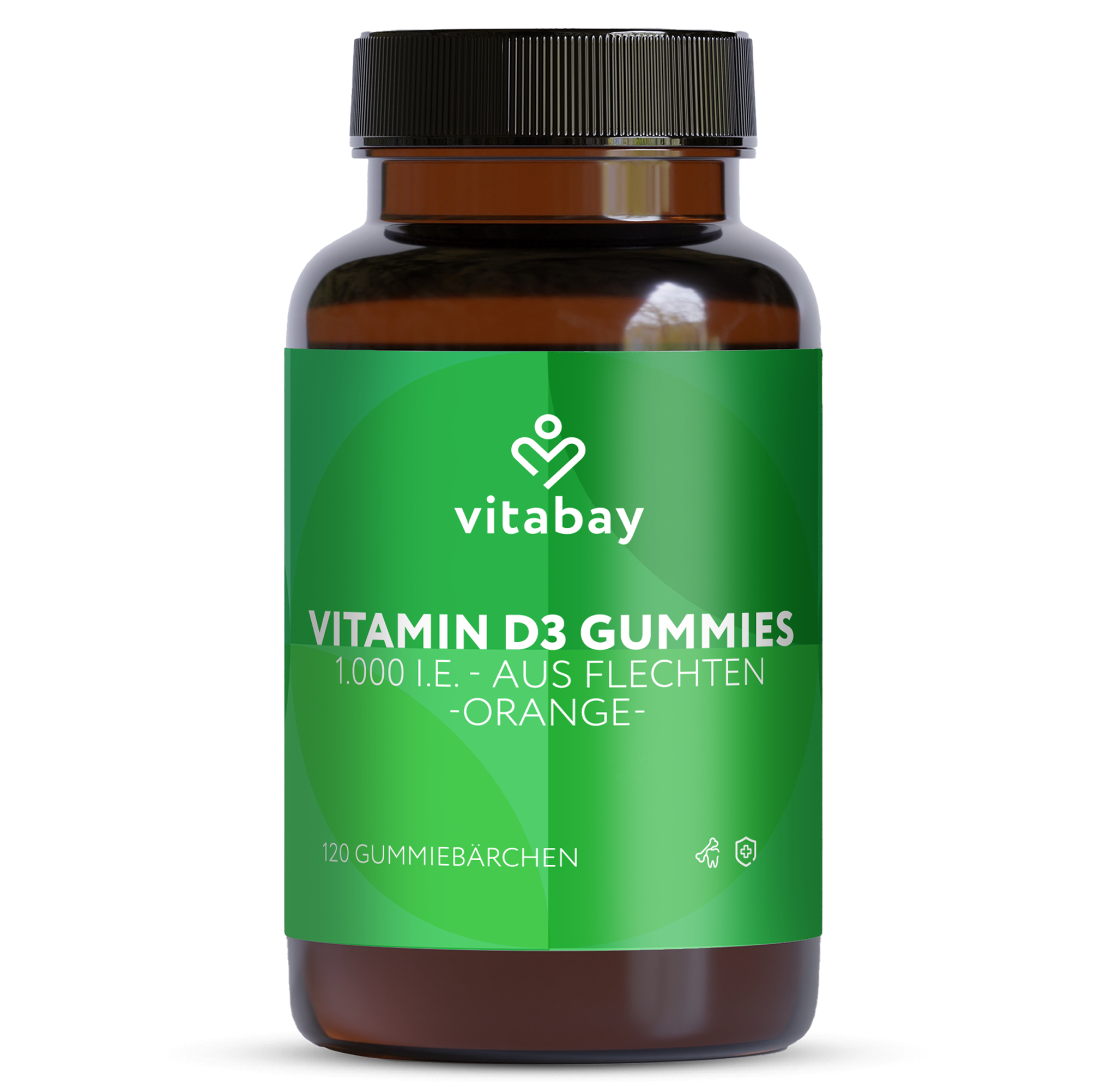 Vitamin D3 1000 IE - Vegane Gummibärchen für Kinder