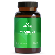 Vitamin D3 1.000 I.E.  - Vegane Tabletten