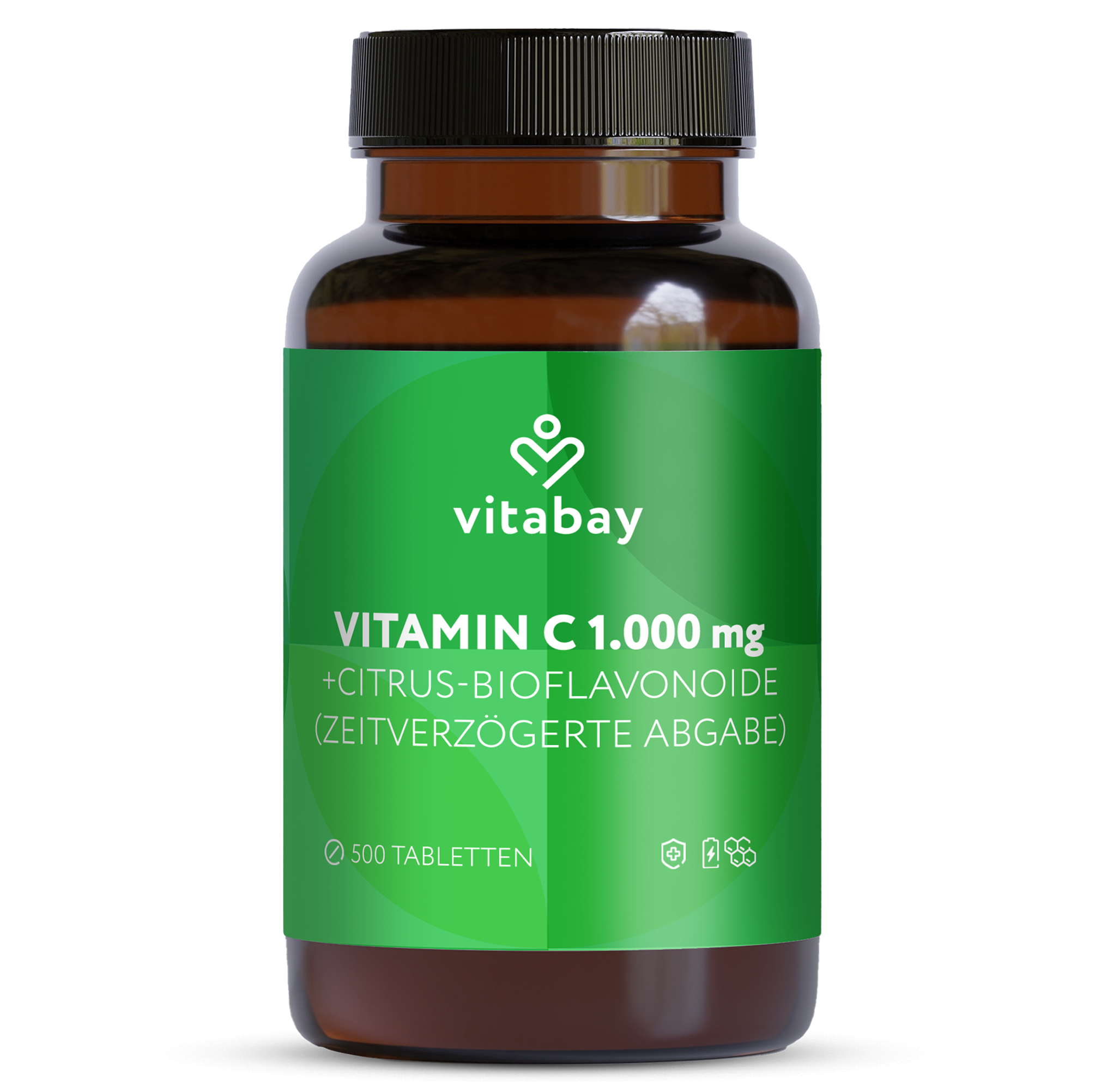 Vitamin C 1000 mg + Bioflavonoide (Time Released ) - Vegane Tabletten