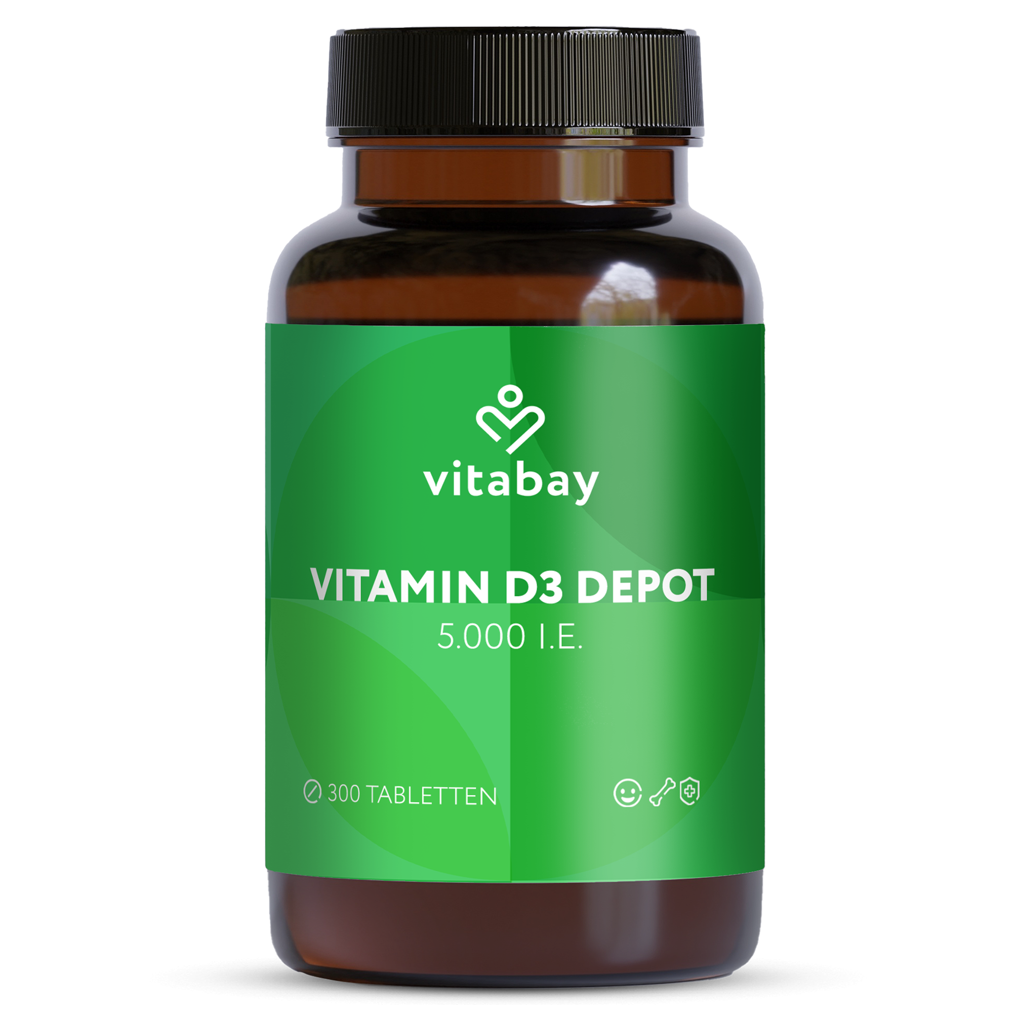 Vitamin D3 Depot 5.000 I.E. - Vegane Tabletten