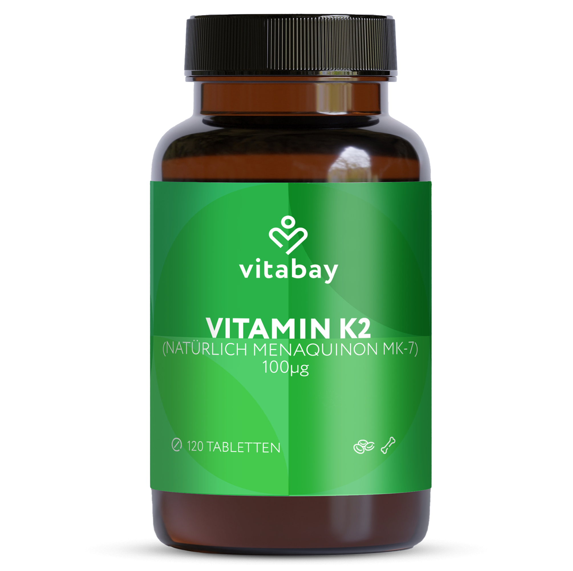 Vitamin K2 100 µg - Vegane Tabletten