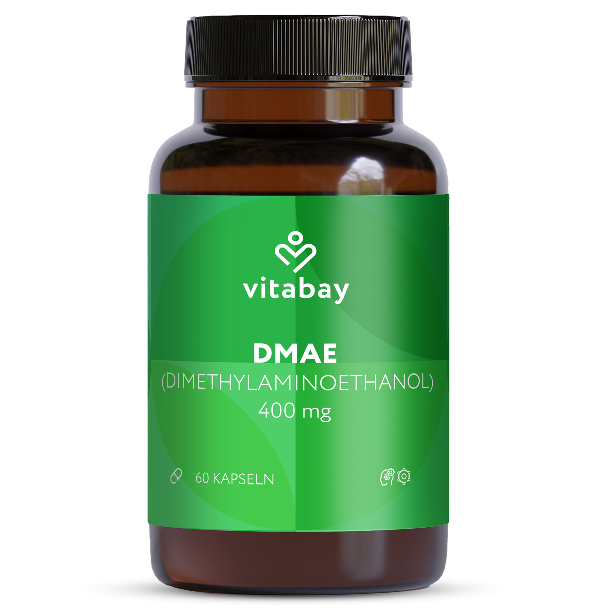 DMAE (DiMethylAminoEthanol)  - 400 mg - 60 vegane Kapseln