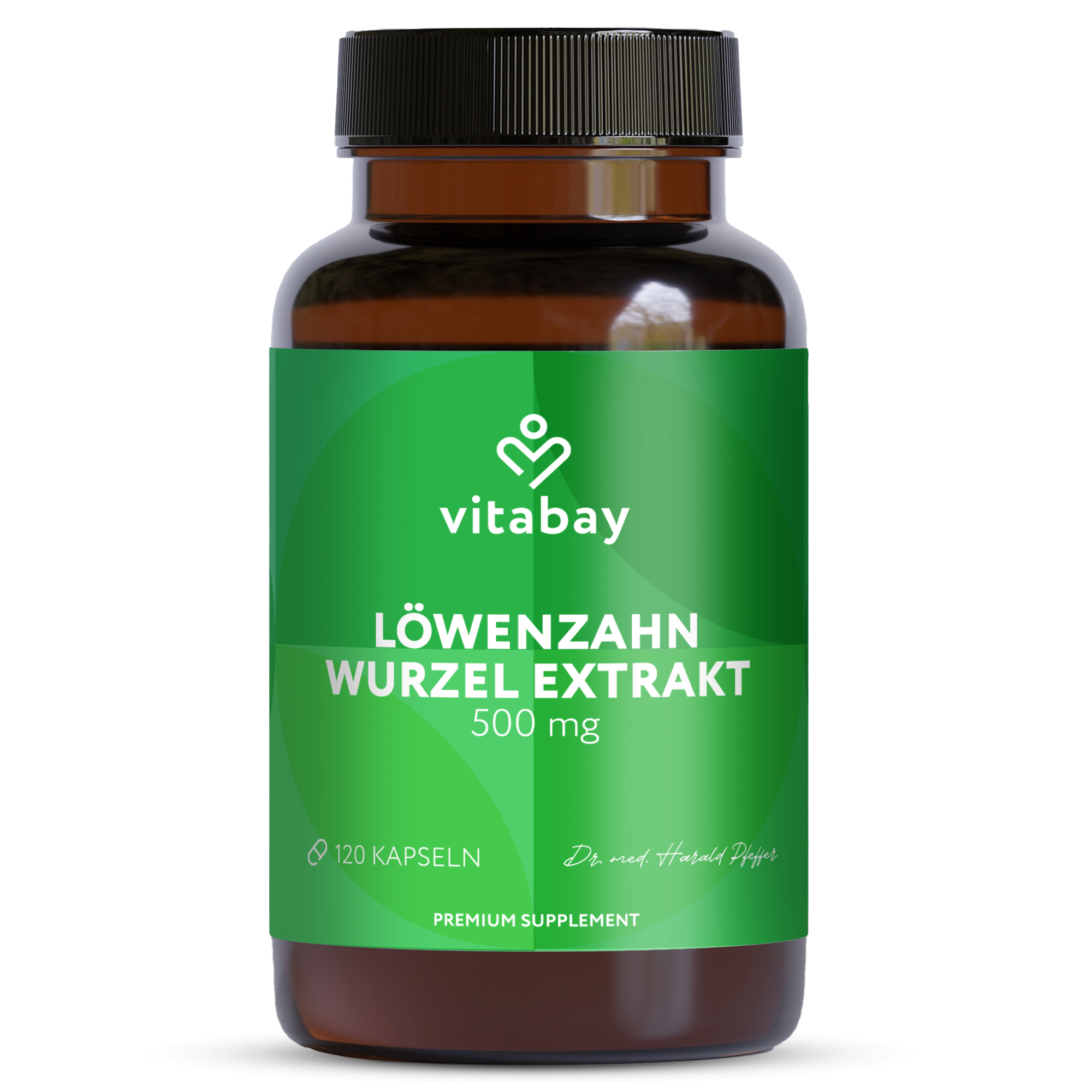 Löwenzahn Wurzel Extrakt 500 mg - 120 vegane Kapseln