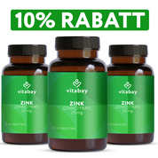 Zink  25mg - Vegane Tabletten