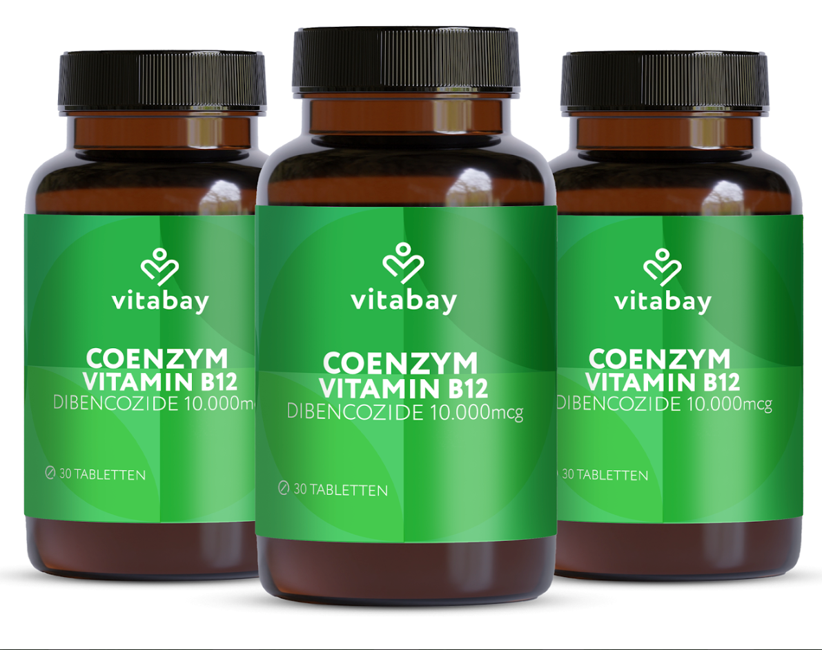 Coenzym  Vitamin B12 Depot - Dibencozide 10.000 mcg - 30 vegane Tabletten