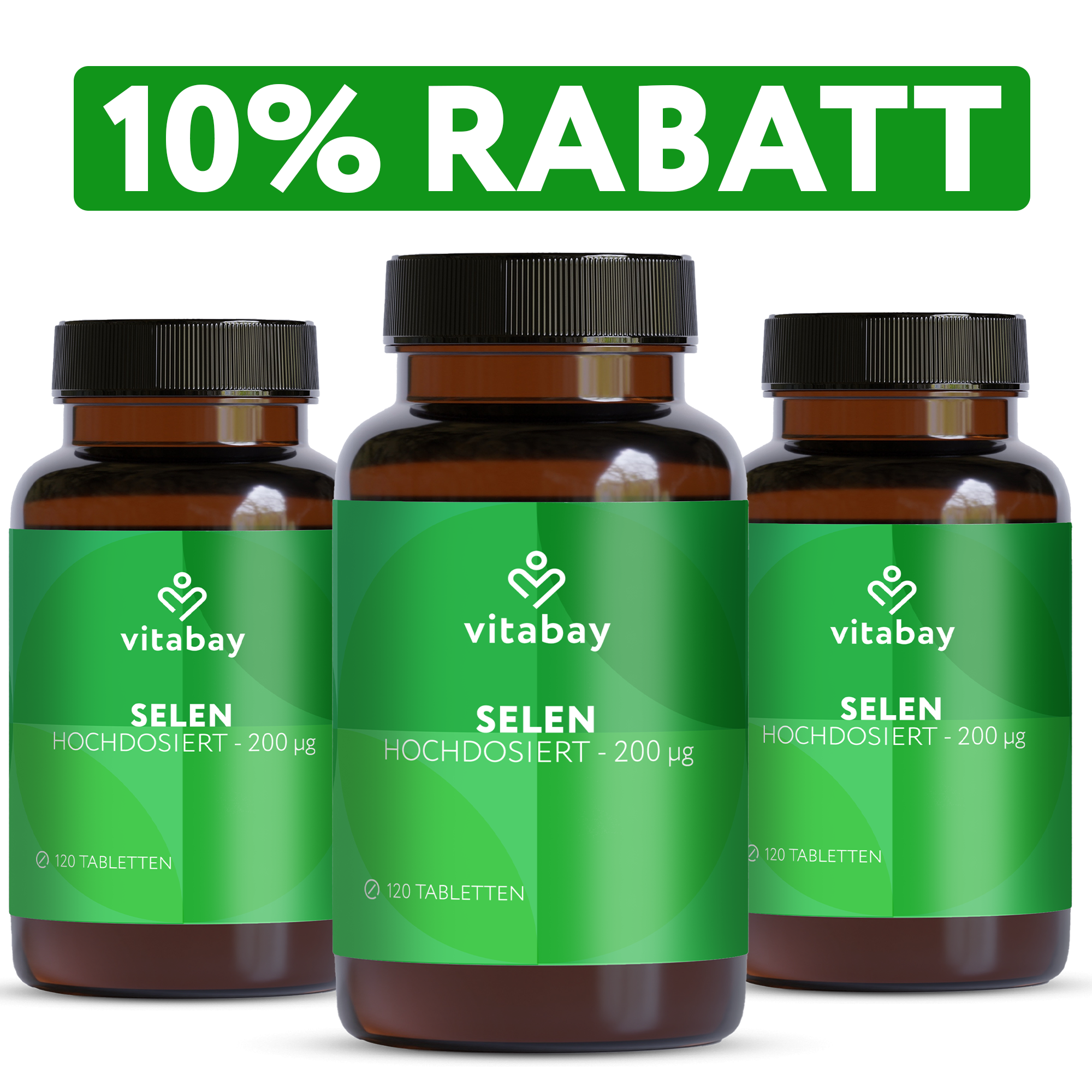 Selen 200 mcg - Vegane Tabletten