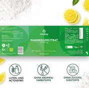 Magnesiumcitrat - 200 g veganes Pulver