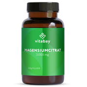 Magnesiumcitrat - 200 g veganes Pulver