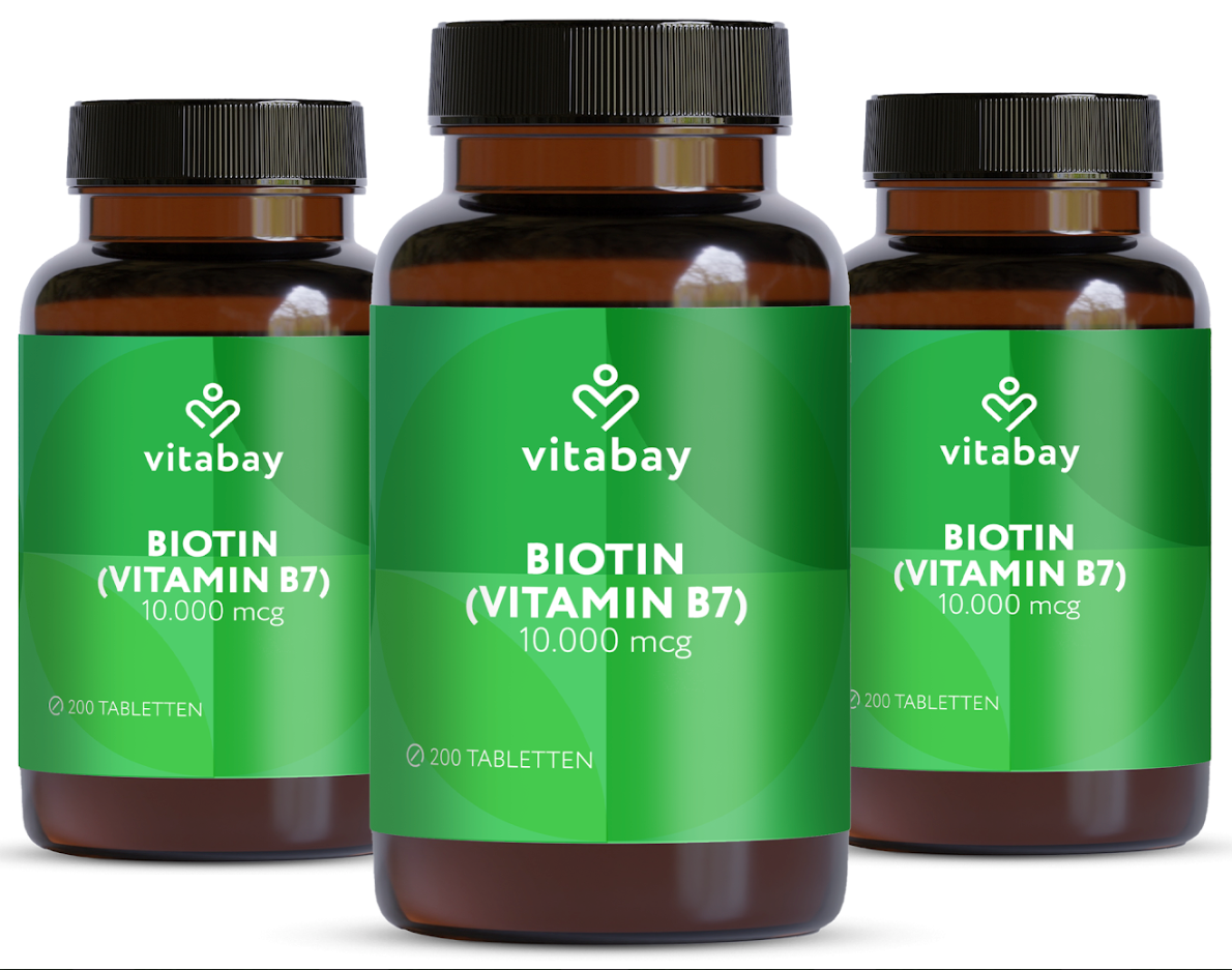 Biotin (Vitamin B7) 10.000 mcg  - Tabletten