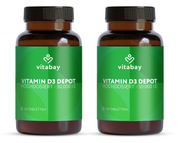 Vitamin D3 Depot 50.000 I.E. - Vegane Tabletten