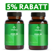 Zinc-50 Depot - Vegane Tabletten