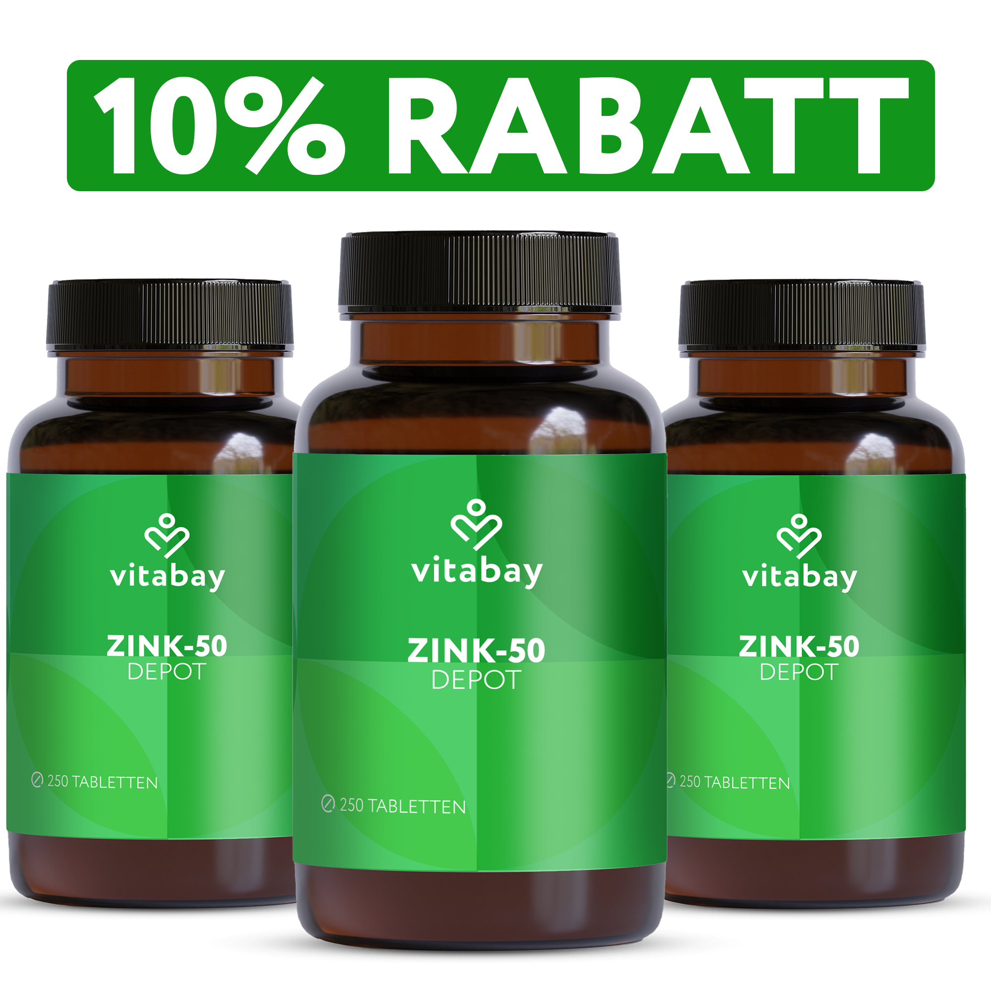 Zinc-50 Depot - Vegane Tabletten