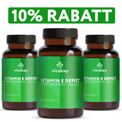 Vitamin E 600 IE Depot - Vegane Softgels