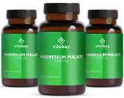 Magnesium Malat 1000mg - 180 vegane Tabletten