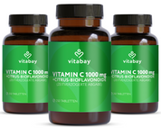 Vitamin C 1000 mg + Bioflavonoide (Time Released ) - Vegane Tabletten