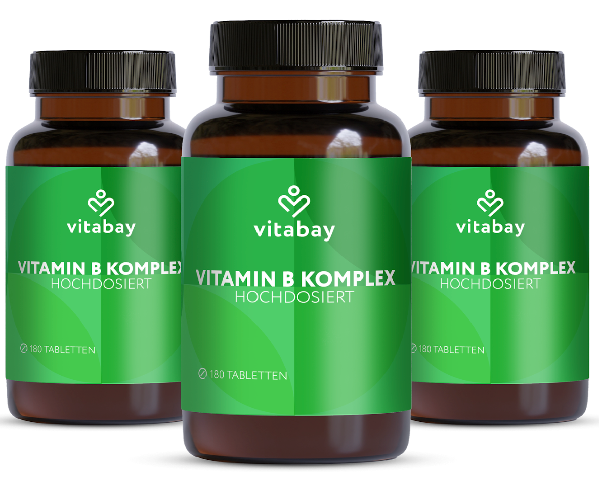 Vitamin B Komplex - 180 vegane Tabletten