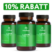 L-Lysin 800mg - Vegane Tabletten