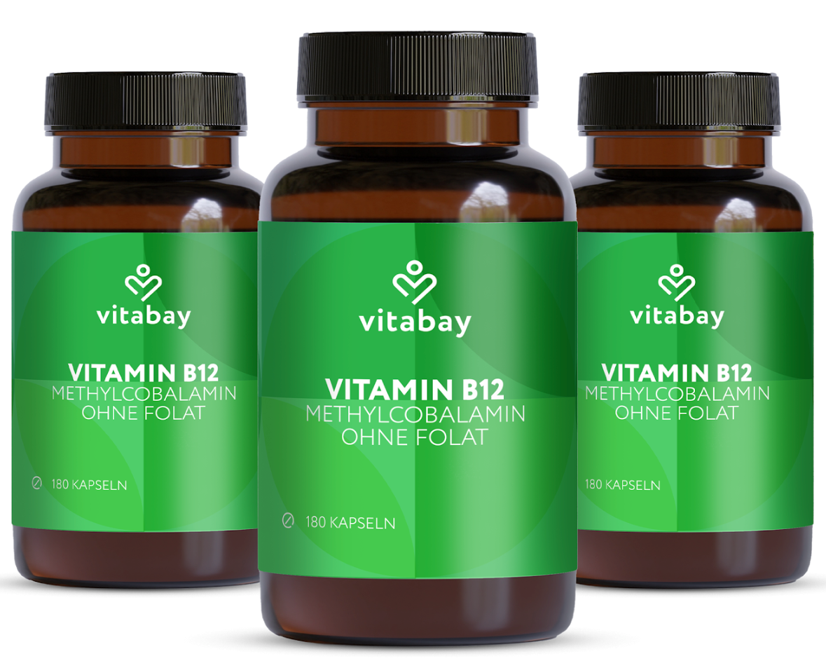 Vitamin B12 ohne Folat - 180 vegane Lutschtabletten