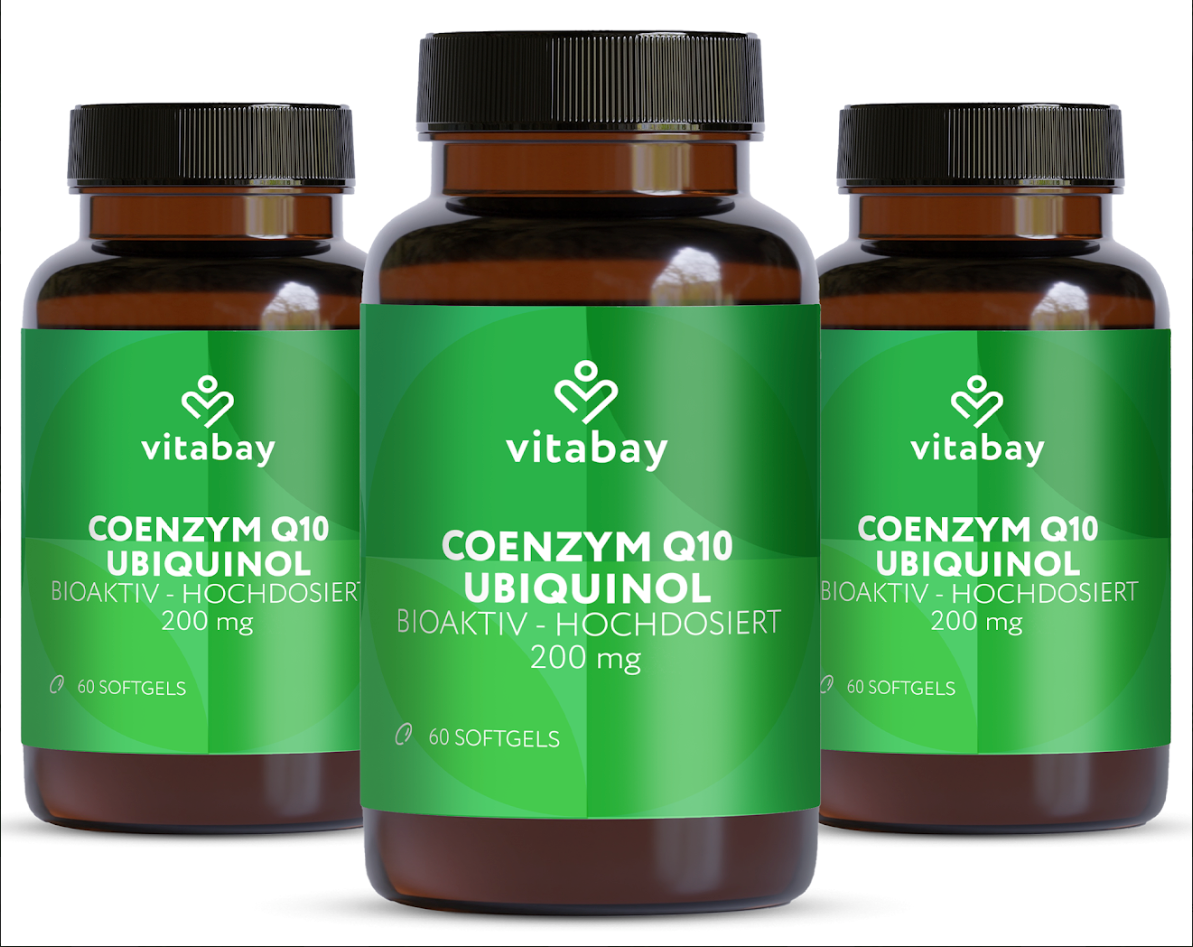 Coenzym Q10 Ubiquinol 200 mg Bioaktiv - 60 Softgels