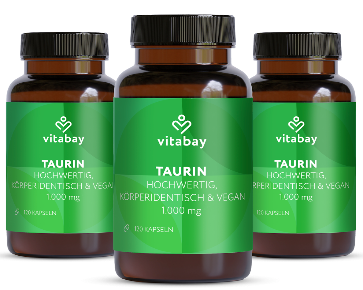 Taurin 1000 mg - 120 vegane Kapseln