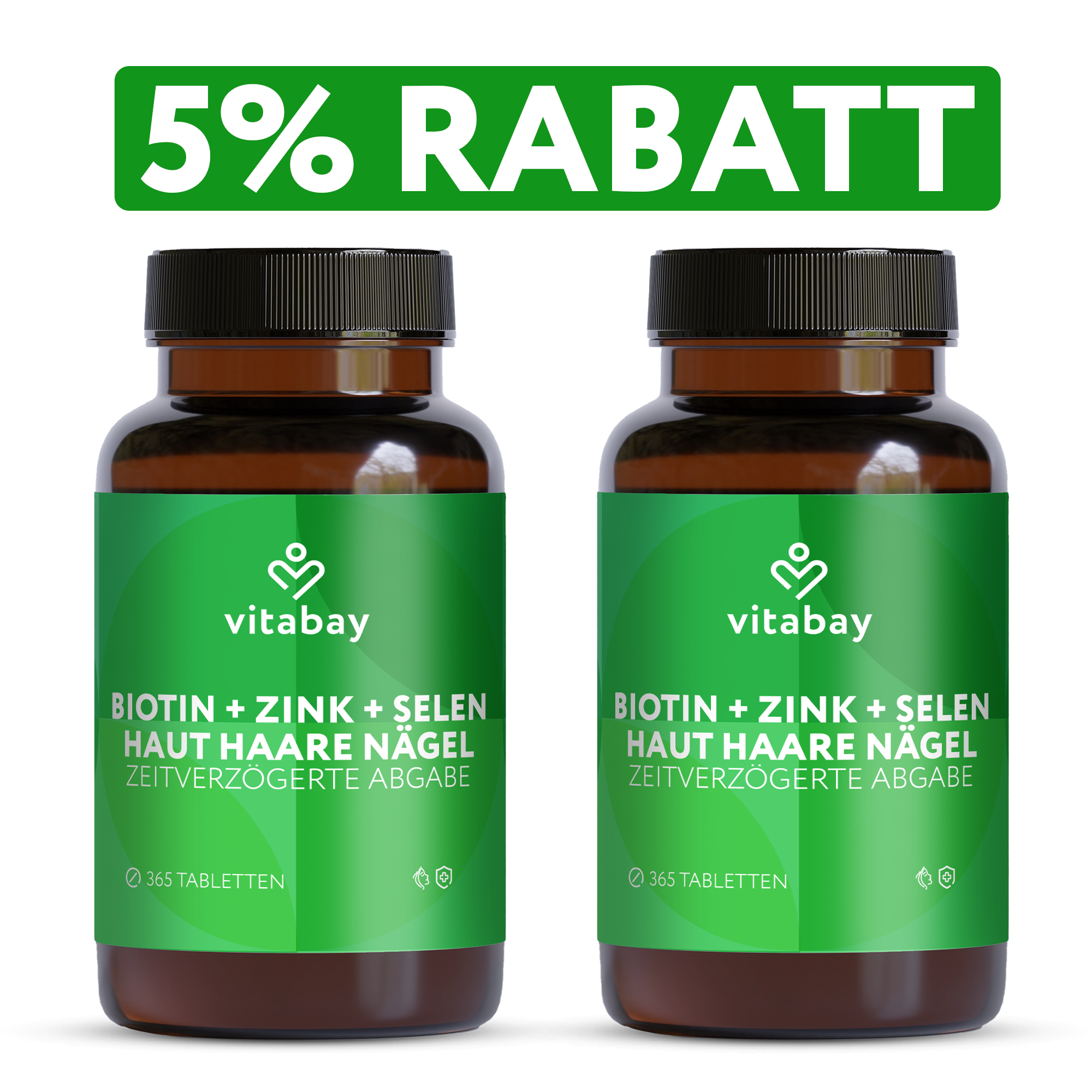 D-Biotin 10 mg Depot + Selen 110 mcg + Zink 10 mg - Tabletten