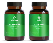 Vitamin D3 1000 IE - Vegane Lutschtabletten für Kinder