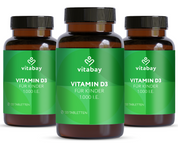 Vitamin D3 1000 IE - Vegane Lutschtabletten für Kinder