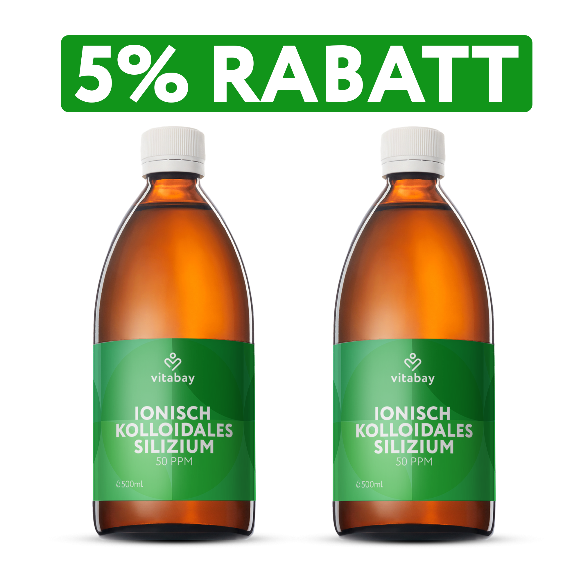 Kolloidales Silizium 50 PPM - Reinheitsstufe 99,99%