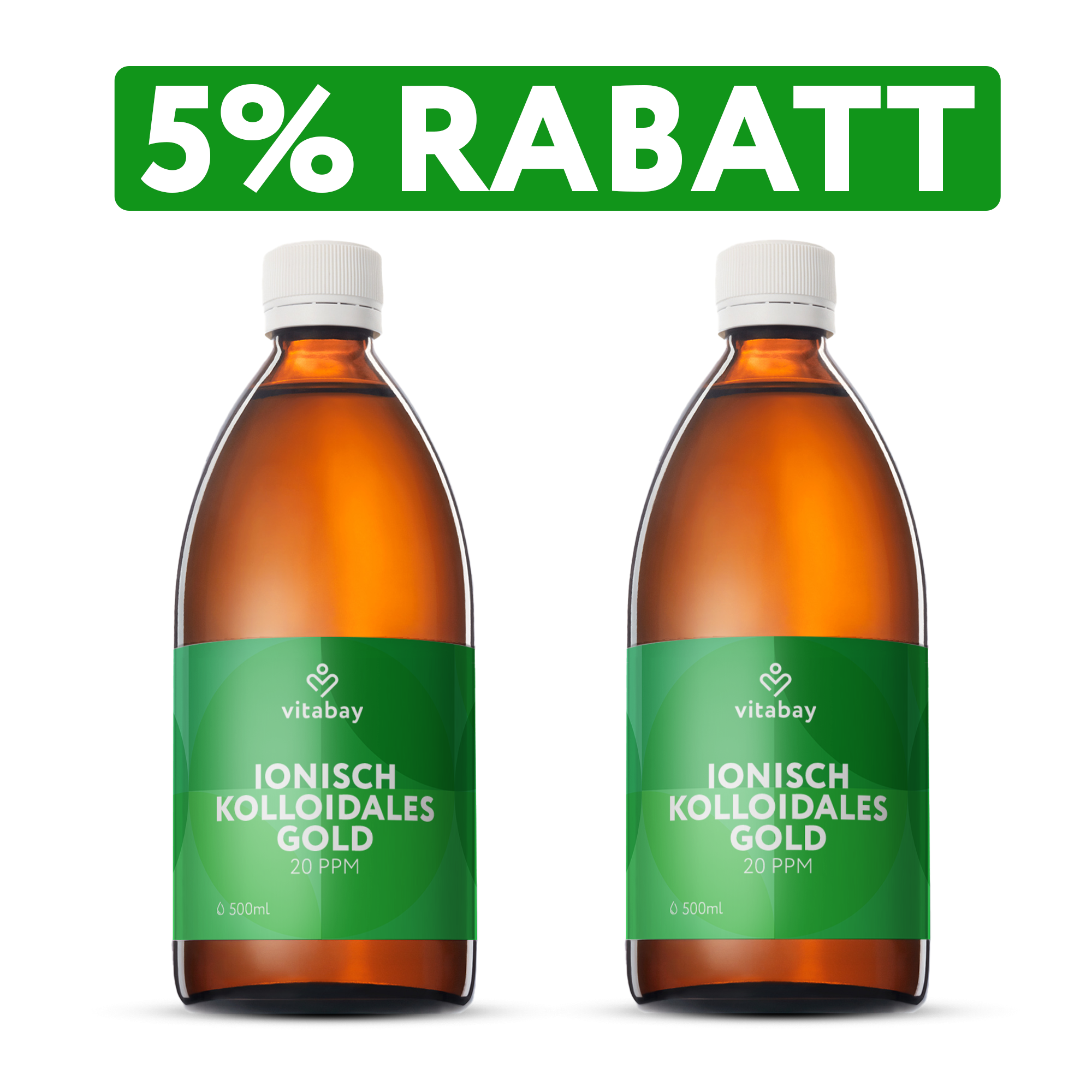 Kolloidales Gold 20 PPM - Reinheitsstufe 99,99%