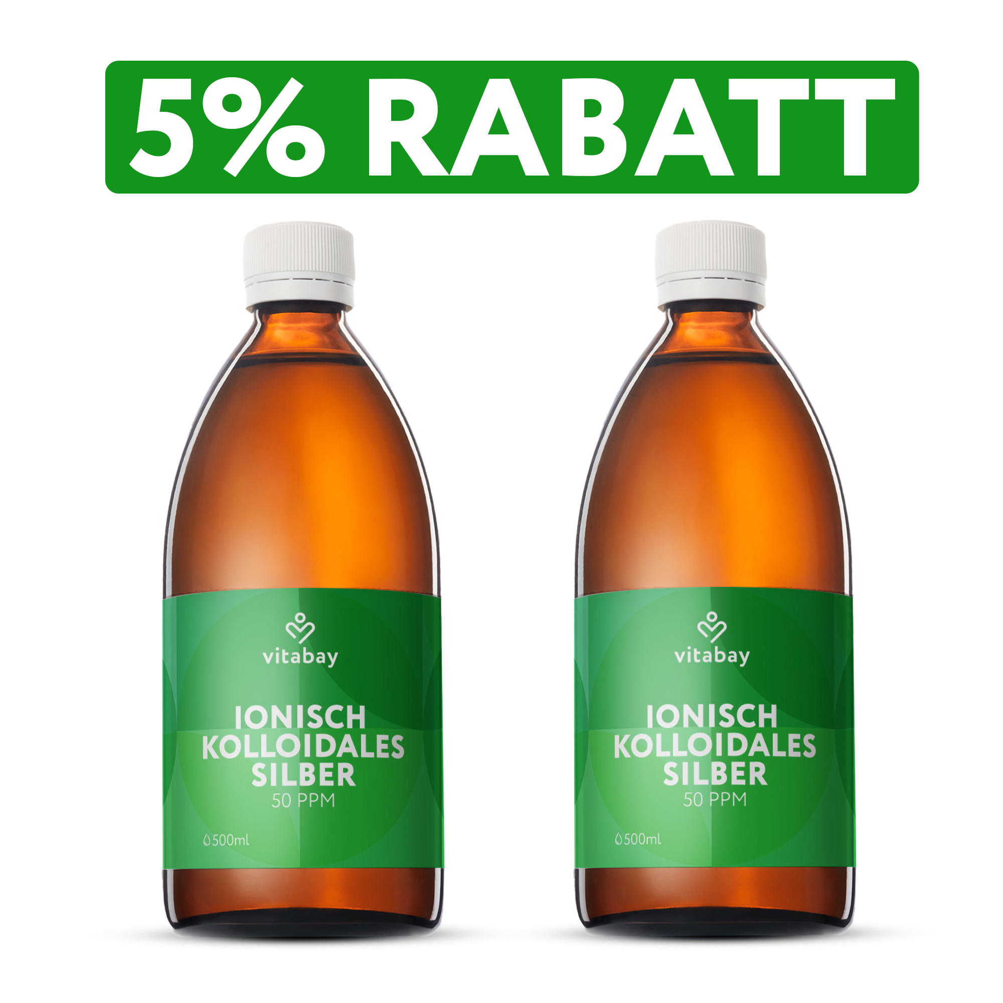 Kolloidales Silber 50 PPM hoch konzentriert - Reinheitsstufe 99,99%