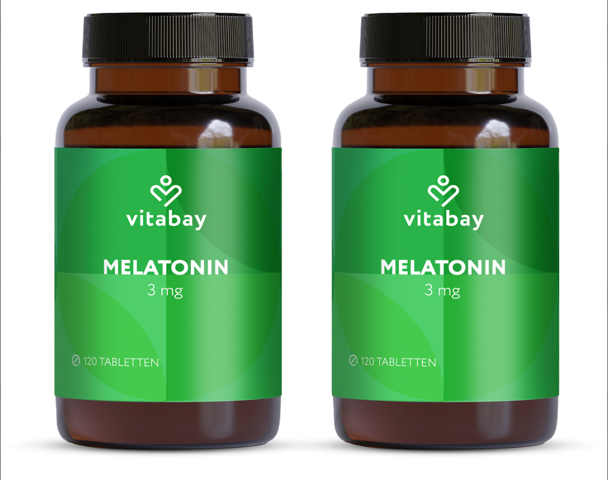 Melatonin 3 mg - Vegane Lutschtabletten