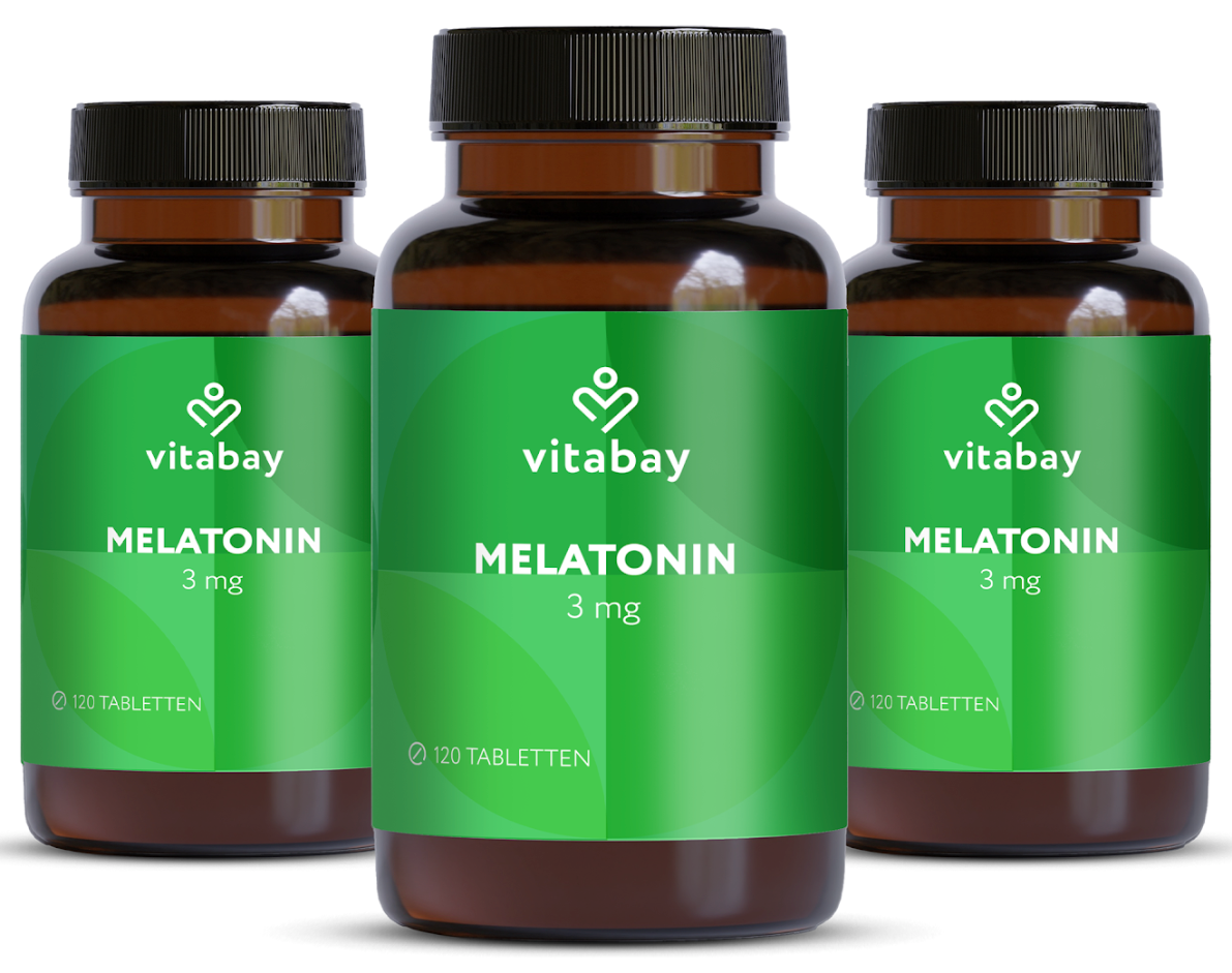 Melatonin 3 mg - Vegane Lutschtabletten