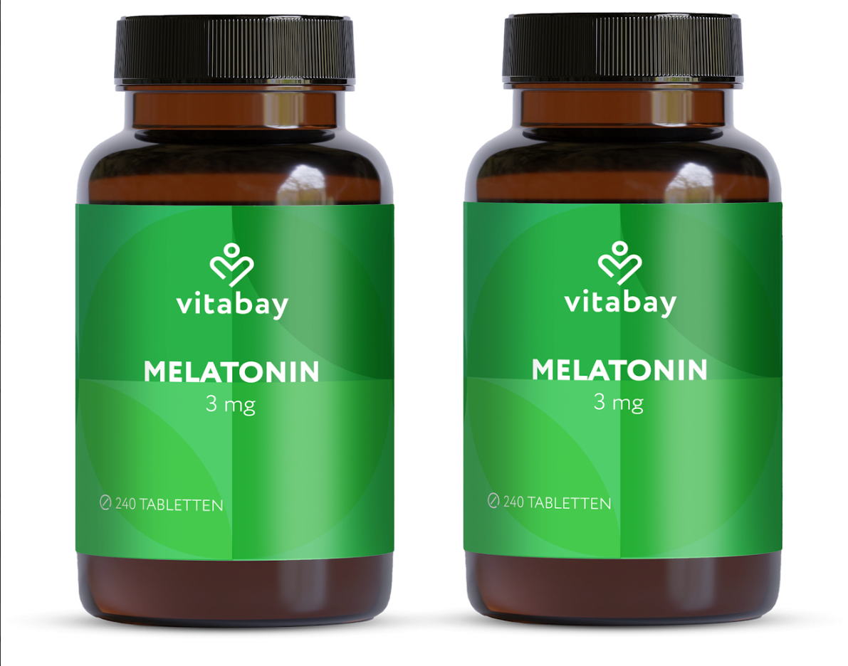 Melatonin 3 mg - Vegane Lutschtabletten