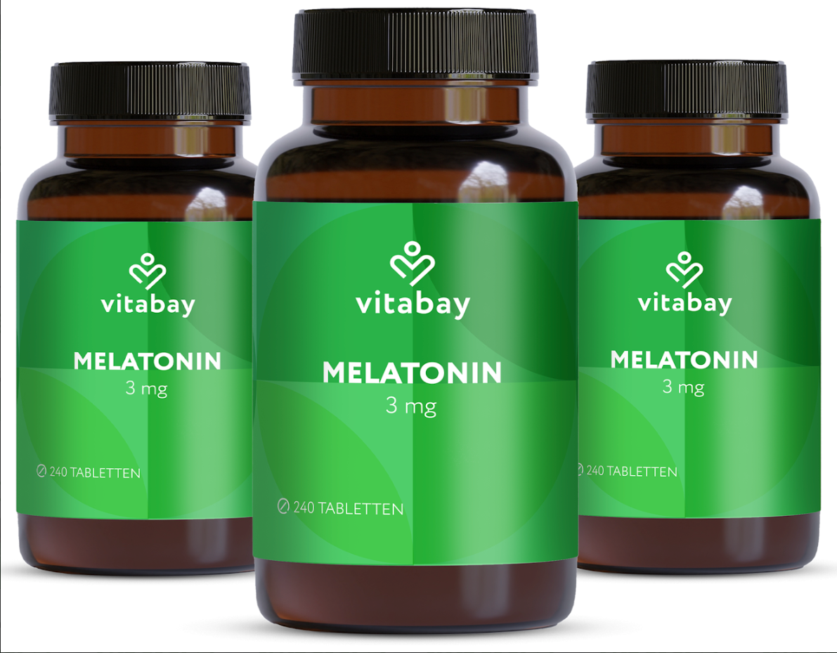 Melatonin 3 mg - Vegane Lutschtabletten